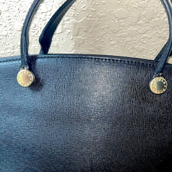 FURLA Agata Black Saffiano Leather Crossbody Handbag - Picture 9 of 16